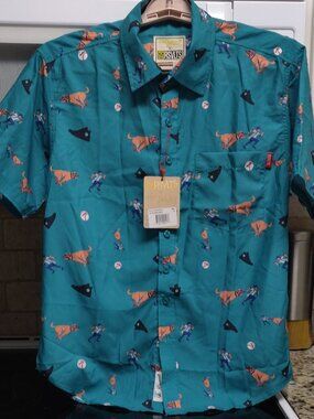 RSVLTS x The Sandlot Benny The Jet Short Sleeve Shirt SMALL NEW WITH TAGS
